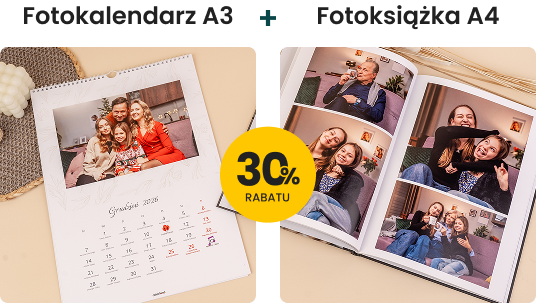Fotoksiążka A4 + Fotokalendarz A3