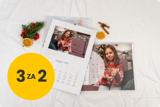 3x Fotokalendarz A3